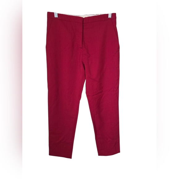 Marni Pants - Marni‎ Red Cropped Ankle Trouser 38